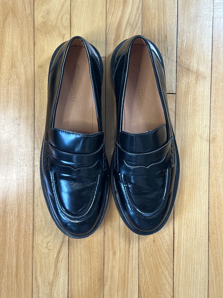 Madewell Grayson Black Penny Loafer